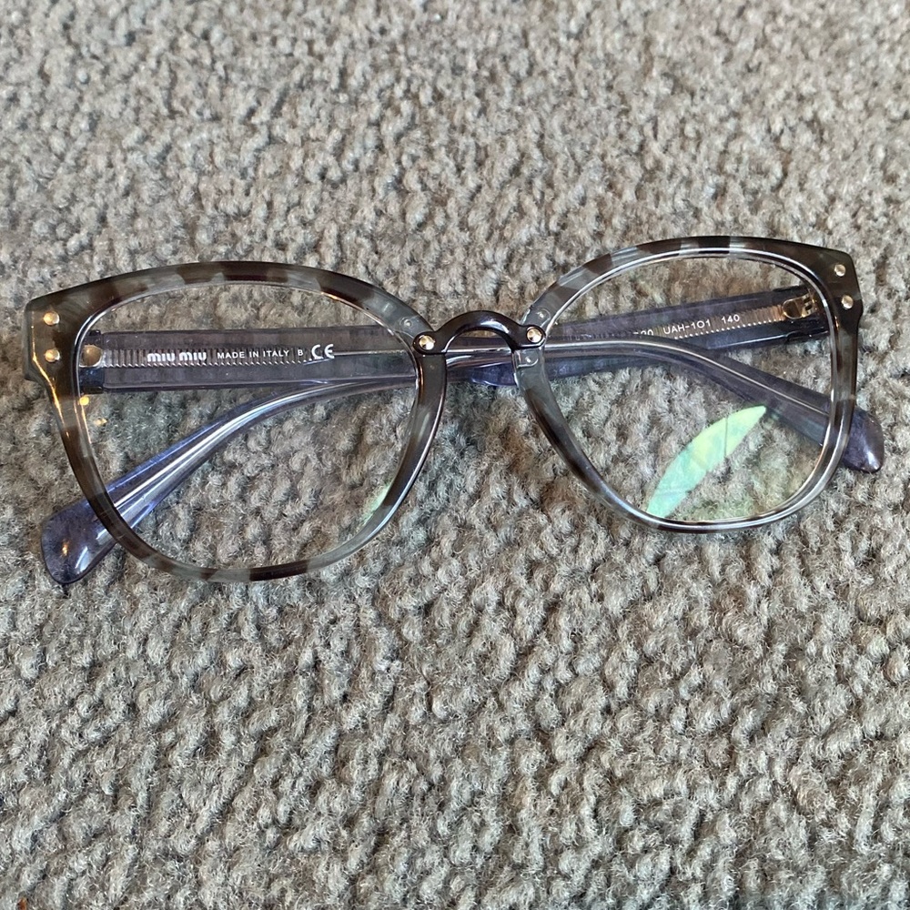 Miu Miu Unique Beautiful Eyeglasses Frames
